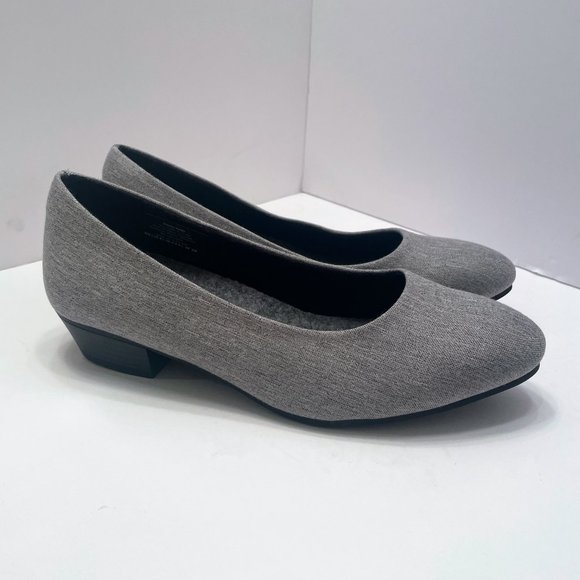 Baubax Gray Dressy Heels Size: 8 - Picture 3 of 10